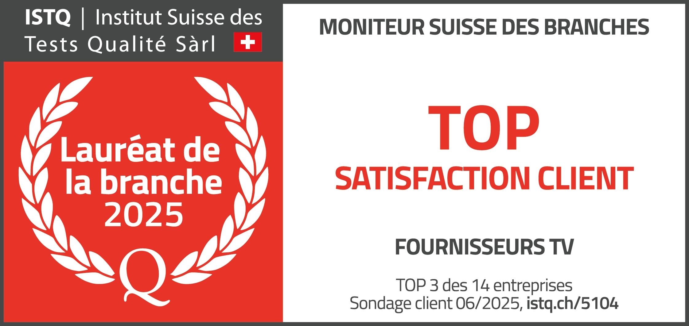 bli bla blo net+ dans le top 3 des fournisseurs TV pour la satisfaction client