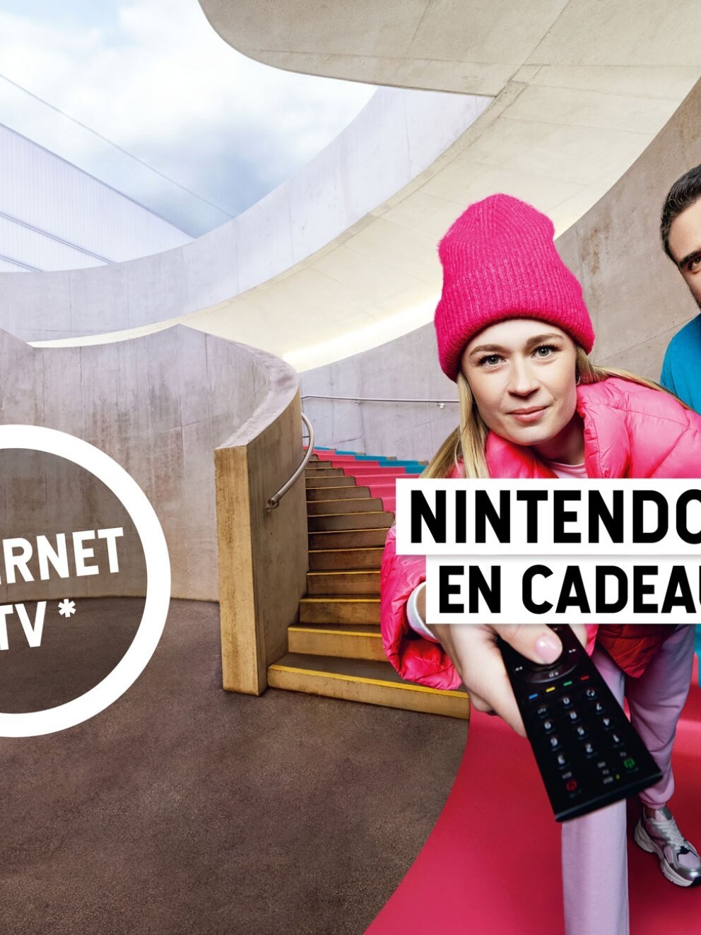 Une Nintendo Switch 2 offerte pour la souscription d’un abonnement Combo Internet + TV. Offre valable du 26 novembre 2025 au 13 janvier 2026.
